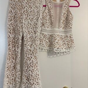 Elegant Lace two piece set